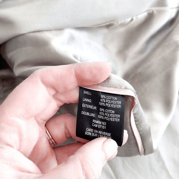 Ivanka Trump Womens Trench Coat Long Single Breasted Long Sleeve Tan XS - Picture 4 of 7